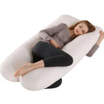 Load image into Gallery viewer, organic cotton pregnancy pillow
